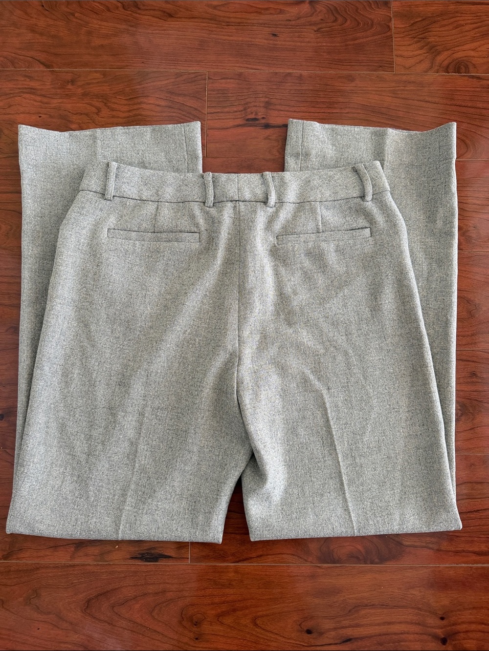 Anne Klein Light Gray Straight-Leg Dress Pants - Picture 3 of 3